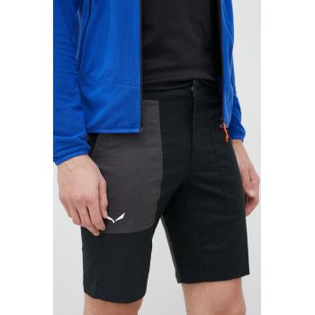 Salewa pantaloni scurți outdoor Lavaredo culoarea negru