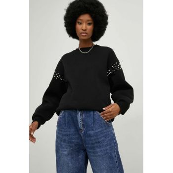 Answear Lab bluza x colecția limitată SISTERHOOD femei, culoarea negru, neted