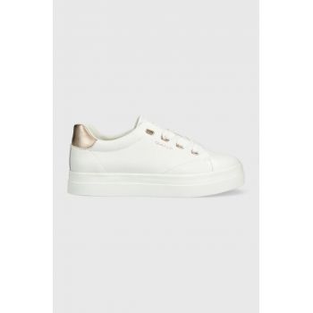 Gant sneakers din piele Avona culoarea alb, 26531918.G296