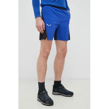 Salewa pantaloni scurți outdoor Pedroc 2 culoarea albastru marin