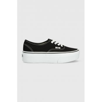 Vans teniși Authentic Stackform femei, culoarea negru, VN0A5KXXBMX1 VN0A5KXXBMX1-BLKWH de firma originali