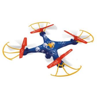 Quadrocopter RC bubblecopter  cu aparat de facut baloane de sapun