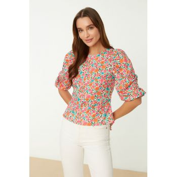 Bluza cu imprimeu floral