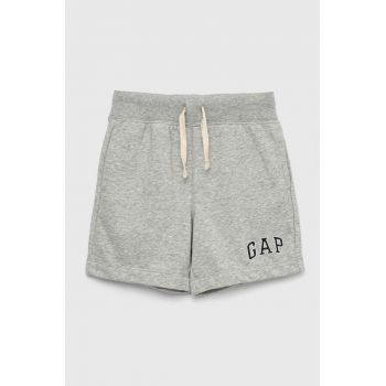 GAP pantaloni scurti copii culoarea gri, talie reglabila