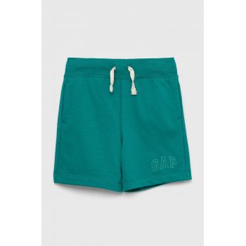 GAP pantaloni scurti copii culoarea verde, talie reglabila