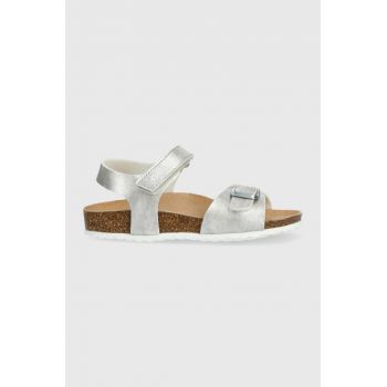 Geox sandale copii culoarea argintiu