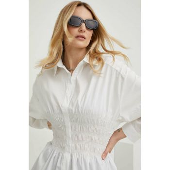 Answear Lab bluza femei, culoarea alb
