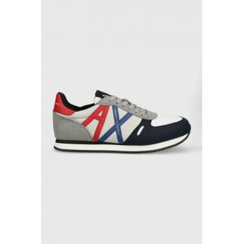 Armani Exchange sneakers XUX017.XCC68.S278 culoarea gri, XUX017 XCC68 S278
