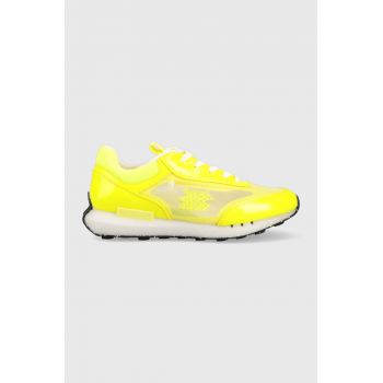 Desigual sneakers culoarea galben, 23SSKA10.8020