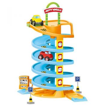 Joc de Constructie Dolu Circuit Masinute 38 Piese