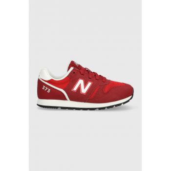 New Balance sneakers pentru copii NBYC373 culoarea rosu