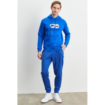 Pantaloni sport cu snur si buzunare oblice