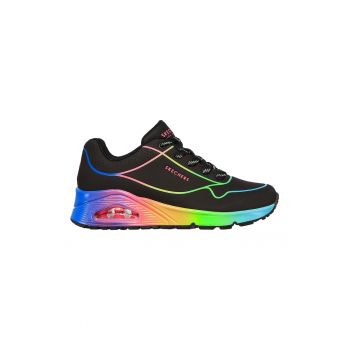 Pantofi sport cu talpa wedge ascunsa Uno Pop of Sunshine