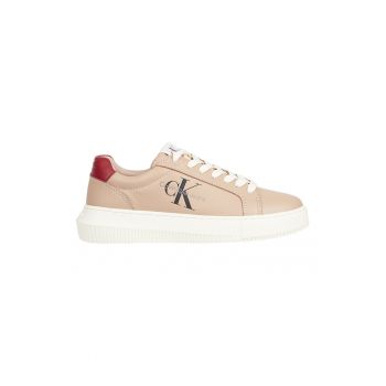 Pantofi sport din piele cu logo