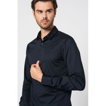 Camasa slim fit cu guler clasic de firma originala