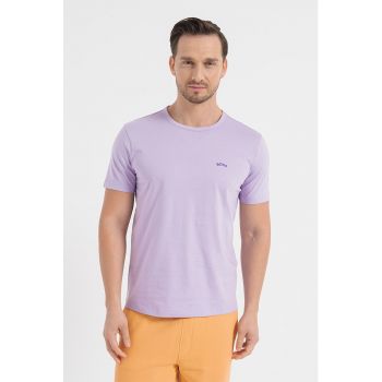 Tricou regular fit de bumbac Curved