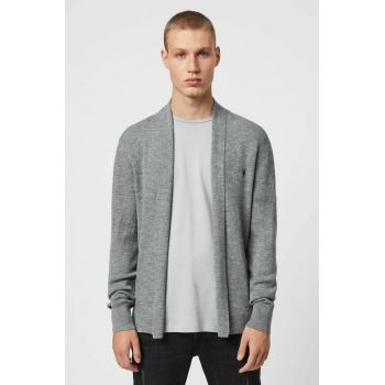 AllSaints cardigan din lana culoarea maro de firma original