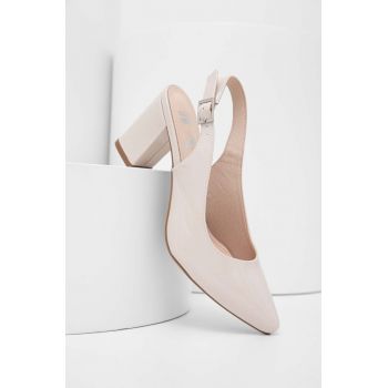 Answear Lab pumps culoarea bej de firma originali