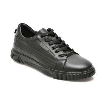 Pantofi BRAVELLI negri, 78902, din piele naturala