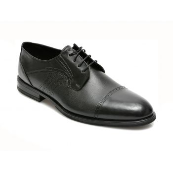 Pantofi BRAVELLI negri, 99106, din piele naturala