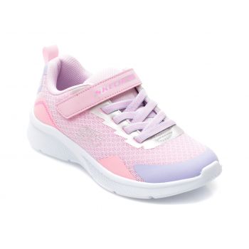 Pantofi sport SKECHERS roz, MICROSPEC , din material textil