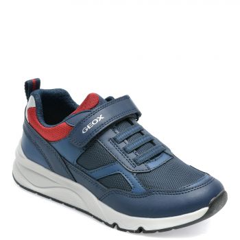 Pantofi sport GEOX bleumarin, J26H0B, din piele ecologica