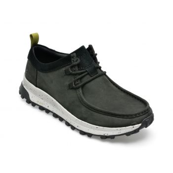 Mocasini CLARKS negri, ATL TREK WALLY 01-2, din nabuc