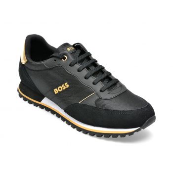 Pantofi sport BOSS negri, 152, din material textil