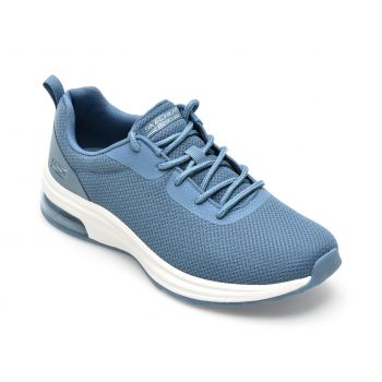 Pantofi sport SKECHERS albastri, BOBS PULSE AIR, din material textil