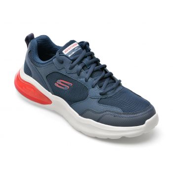 Pantofi sport SKECHERS bleumarin, AIR CUSHIONING, din material textil