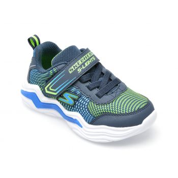 Pantofi sport SKECHERS bleumarin, ERUPTERS IV, din material textil si piele ecologica