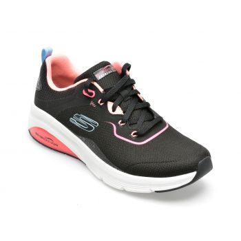 Pantofi sport SKECHERS negri, SKECH-AIR EXTREME 2.0, din material textil