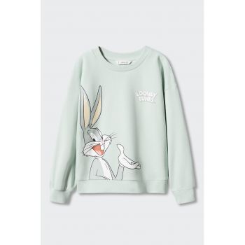 Bluza sport cu imprimeu Bugs Bunny