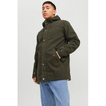 Jack & Jones - Geaca parka cu captuseala din material teddy
