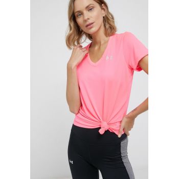 Under Armour tricou de antrenament Tech culoarea roz 1255839-100
