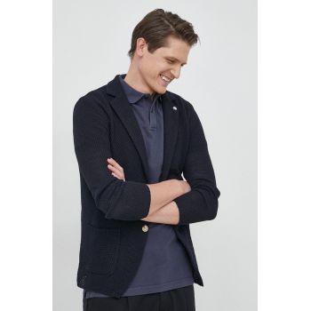 Manuel Ritz cardigan barbati, culoarea albastru marin