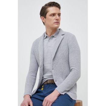 Manuel Ritz cardigan barbati, culoarea gri