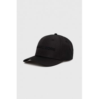 Michael Kors sapca culoarea negru, cu imprimeu
