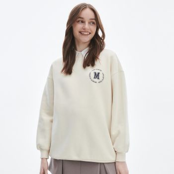 Reserved - Bluză sport oversized - Ivory