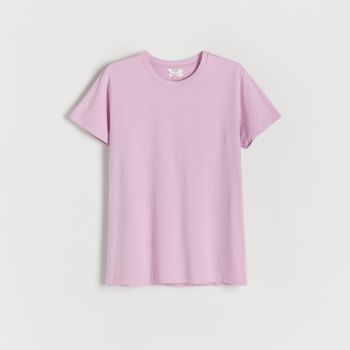 Reserved - Tricou cu conținut ridicat de bumbac organic - Violet