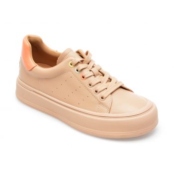 Pantofi sport GRYXX nude, 1025635, din piele naturala