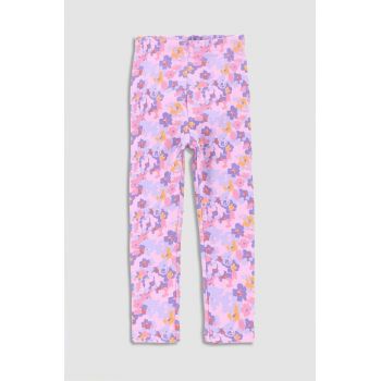 Coccodrillo leggins bebe culoarea roz, modelator