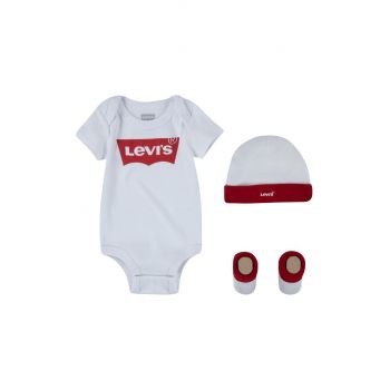 Levi's Compleu bebe culoarea alb ieftin