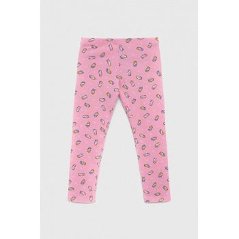 United Colors of Benetton leggins copii culoarea roz, modelator