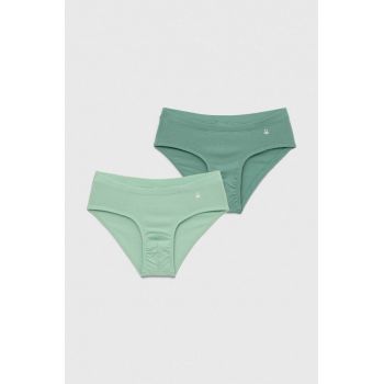 United Colors of Benetton slip copii culoarea verde