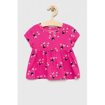 GAP tricou de bumbac pentru copii x Disney culoarea roz ieftin