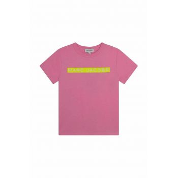 Marc Jacobs tricou de bumbac pentru copii culoarea roz