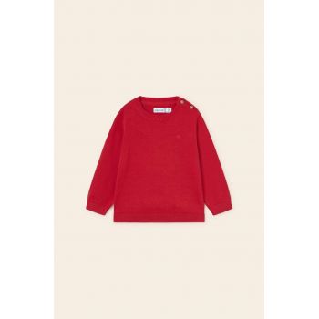 Mayoral pulover de bumbac pentru copii culoarea rosu, light