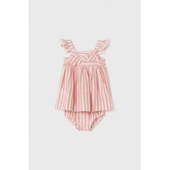 Mayoral rochie bebe culoarea roz, mini, evazati ieftina