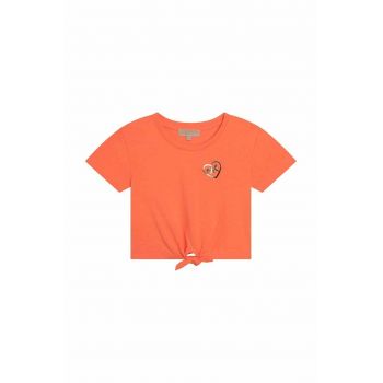 Michael Kors tricou copii culoarea portocaliu ieftin